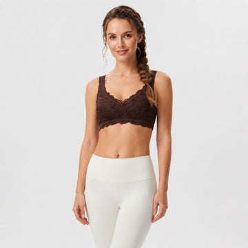 Non-Padded Bra for women | Full Lace & Floral Design | Wire-Free Comfortable Everyday Bra | Adjustable Straps | Lightweight Breathable Lingerie(Pack of 1)
