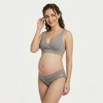 Maternity Nursing Bra panty Set: Full Coverage, Padded, Cotton, Comfortable Fit by Elen Vosky