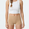 Premium Mid Waist Seamless Shorts for Girls and Women Spandex Boy Shorts Panties (Pack of 1)(2011-SK)