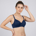 Elen Vosky Padded Bra for Women | Push-Up Seamless Adjustable Shoulder Bra | Comfortable Everyday Wear | Lightly Lined Wireless Support | Soft Breathable Lingerie