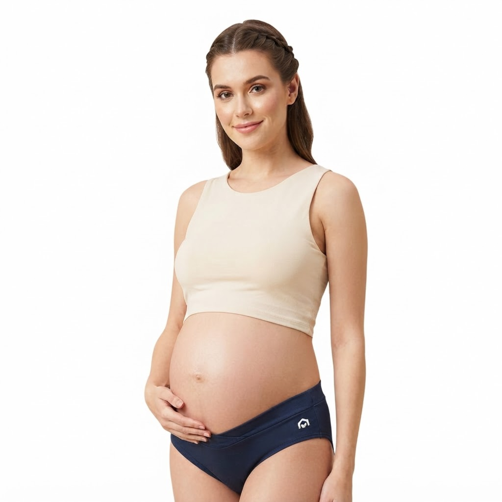 Elen Vosky Maternity Panties for Women | Soft Modal Pregnancy Panty | Full Coverage | Stretch Fit | Pregnancy Comfort