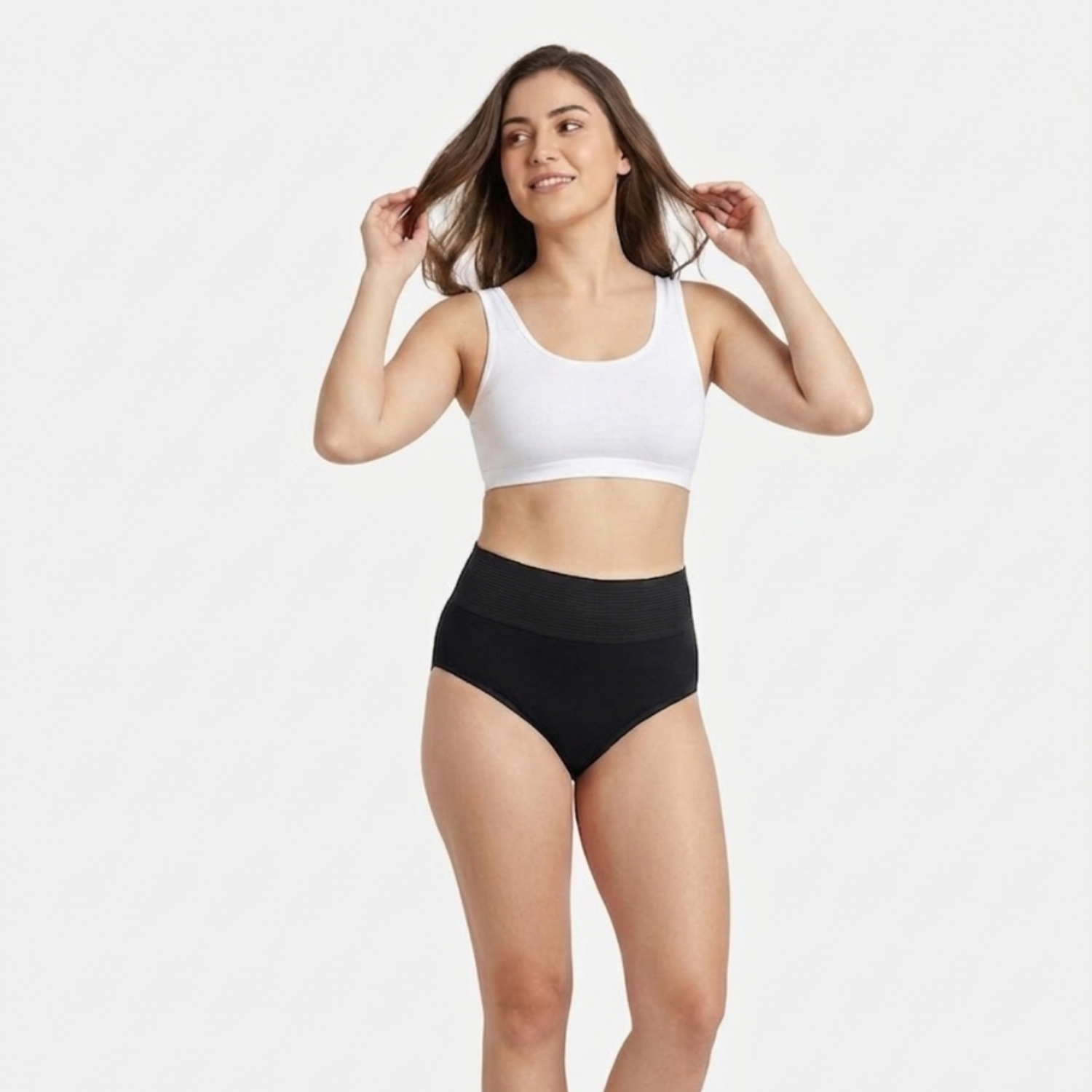 Elen Vosky Cotton Tummy Tucker  Hipster Panties for Women| Full Coverage Panties |Stretch Waistband Grip Fit | Anti Odor & Stain Release Ladies Innerwear |Pack of 3