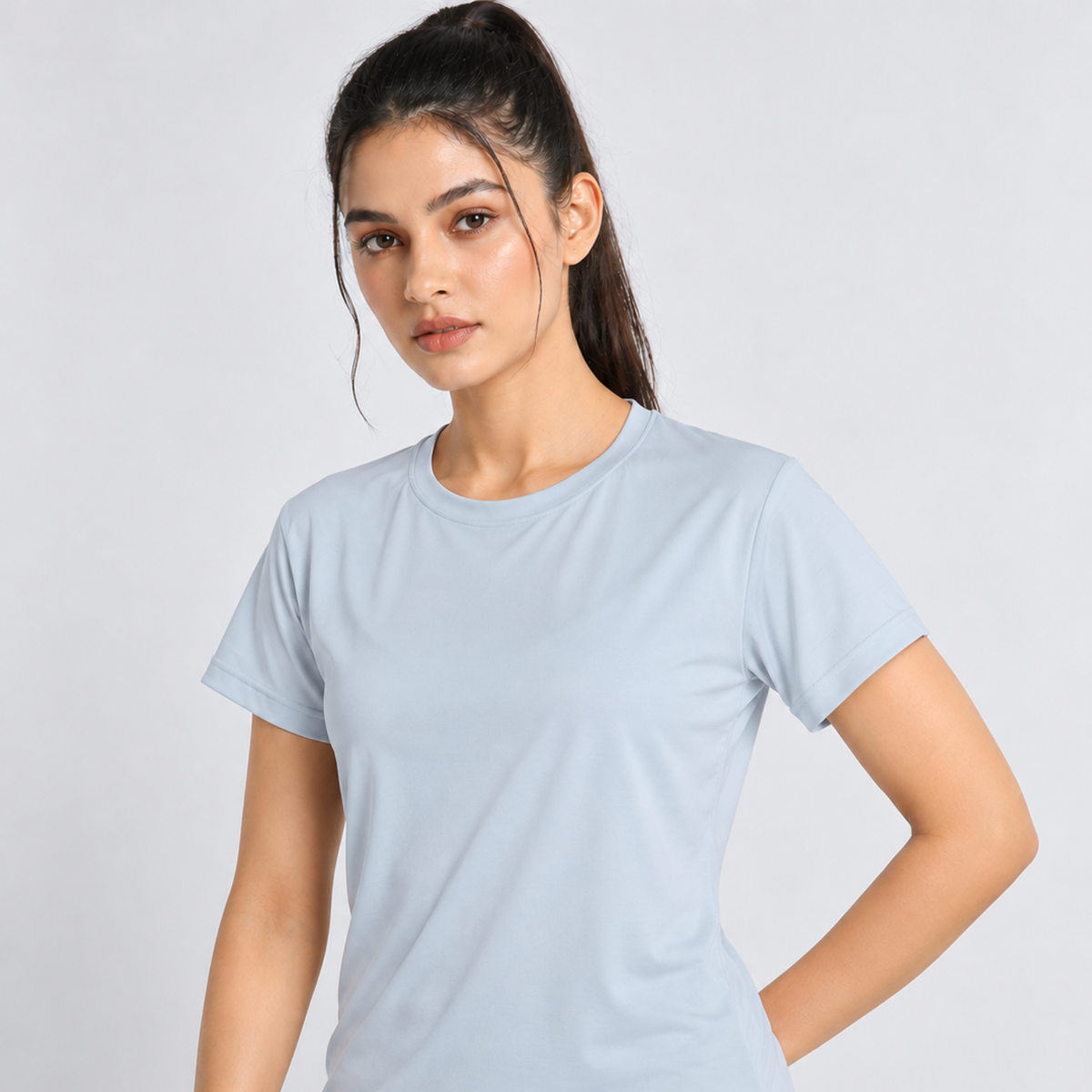 Gym tshirt for women workout | Activewear T-Shirt for Yoga, Workout, Gym I Round Neck Half Sleeve T-Shirt for Women's