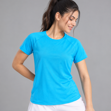 Gym tshirt for women workout | Activewear T-Shirt for Yoga, Workout, Gym I Round Neck Half Sleeve T-Shirt for Women's