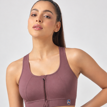 Elen Vosky Sports Bra for women | Fine Breathable Cotton Fabric | High Support Everyday Comfort | Workout Bra for Yoga, Running & Training
