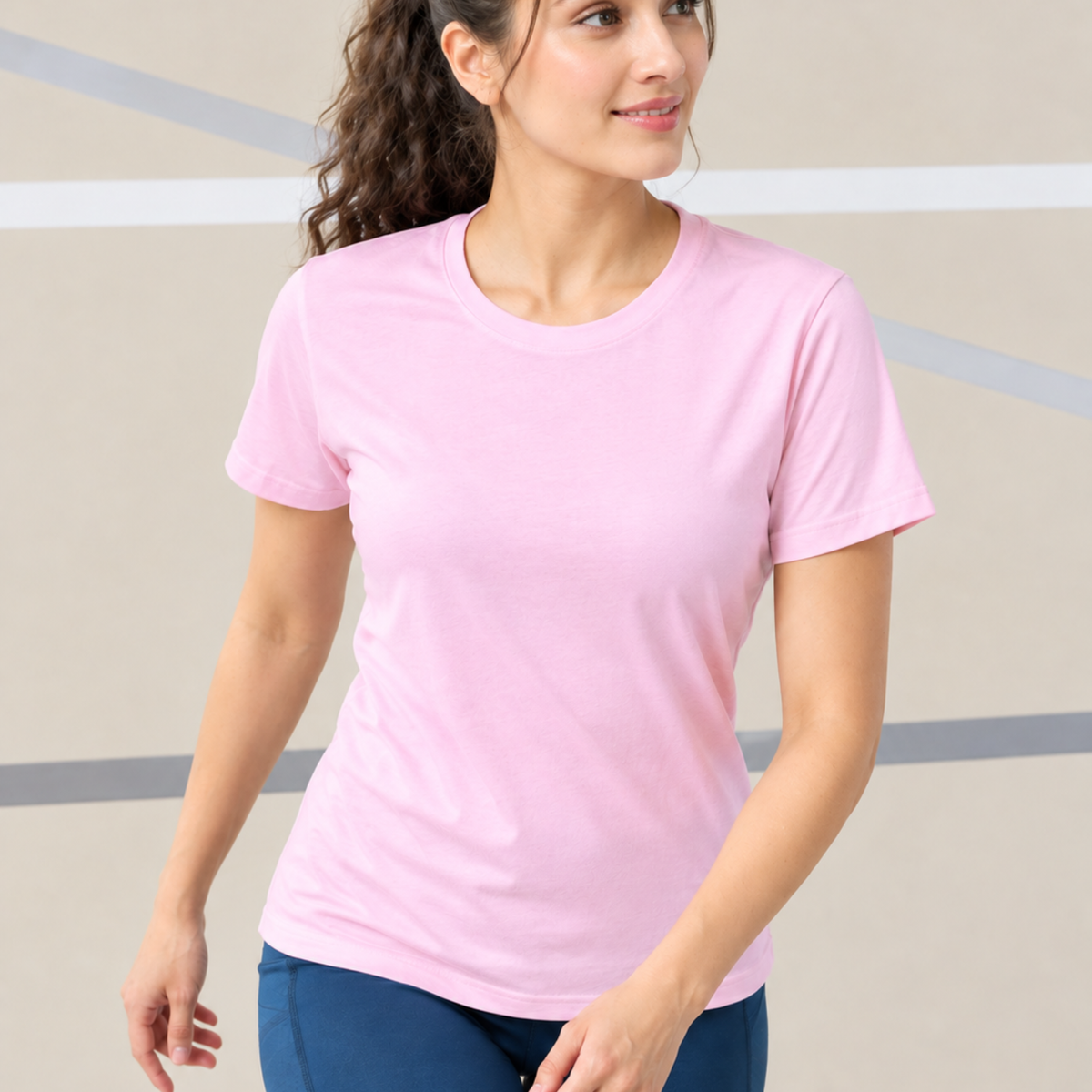 Gym tshirt for women workout | Activewear T-Shirt for Yoga, Workout, Gym I Round Neck Half Sleeve T-Shirt for Women's