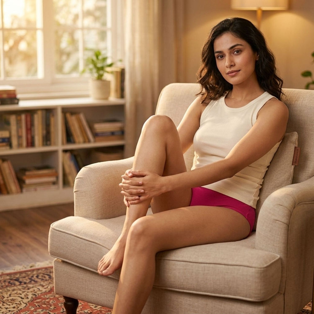 Elen Vosky Women’s Cotton Hipster Panties Pack of 3 | Breathable Cotton Lycra Fabric | Mid Rise Comfort Fit | Full Coverage Innerwear | Stretch Waistband | Anti Odor, Everyday Wear