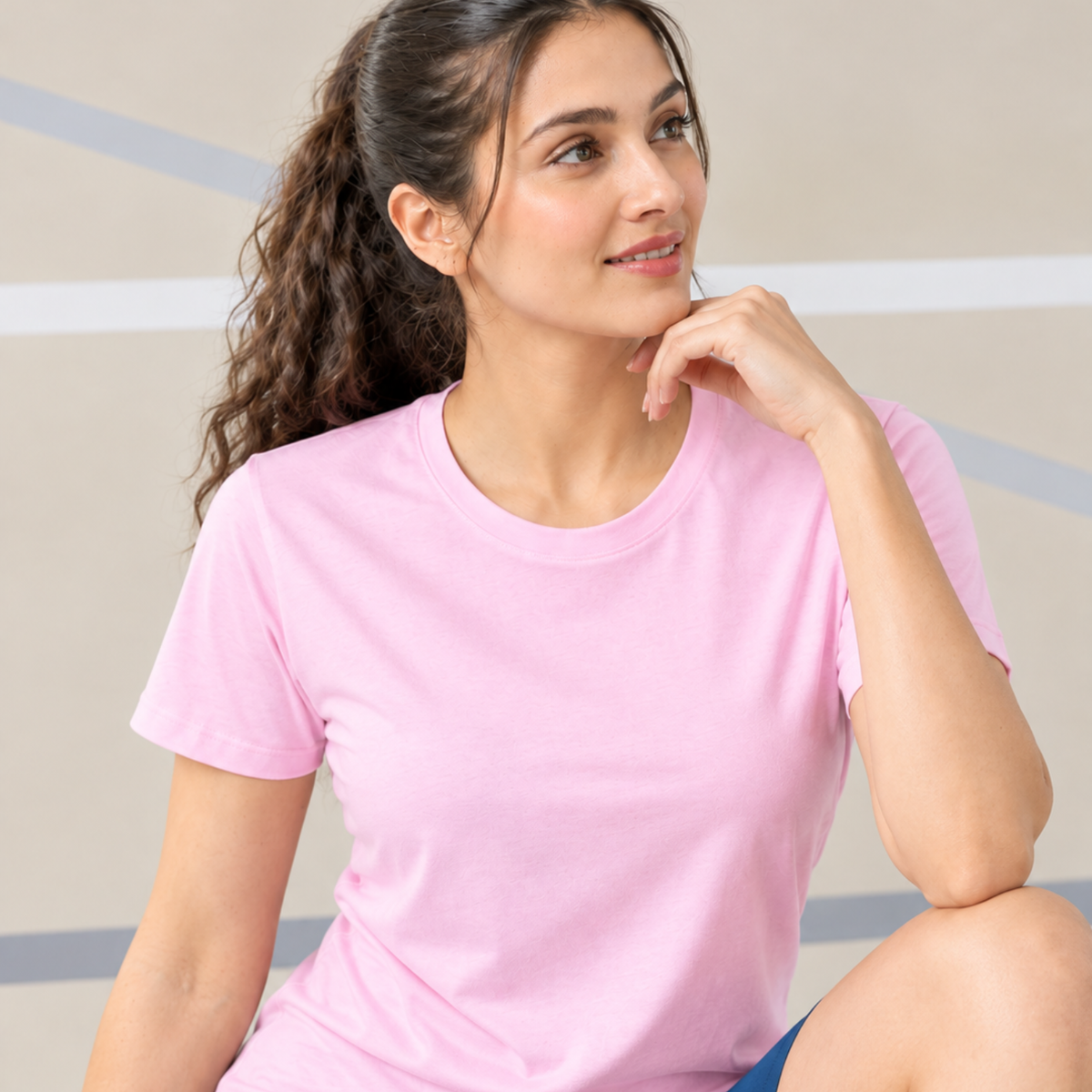 Gym tshirt for women workout | Activewear T-Shirt for Yoga, Workout, Gym I Round Neck Half Sleeve T-Shirt for Women's