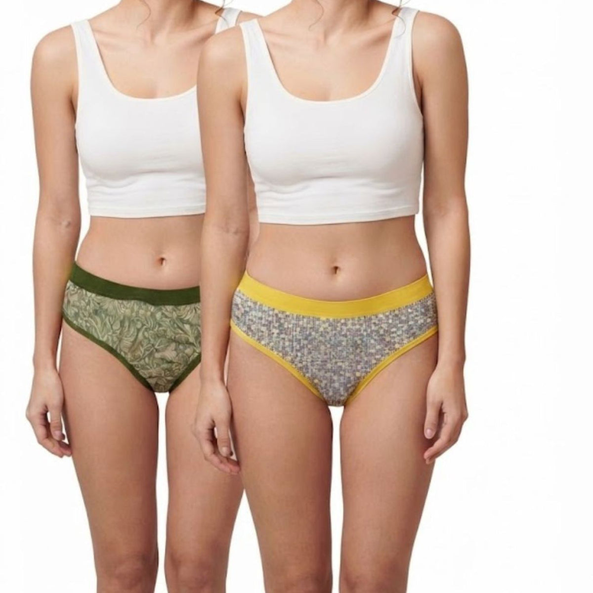 Women's Cotton Blend Low Rise Seamed panty set for women | Underwear for Women combo