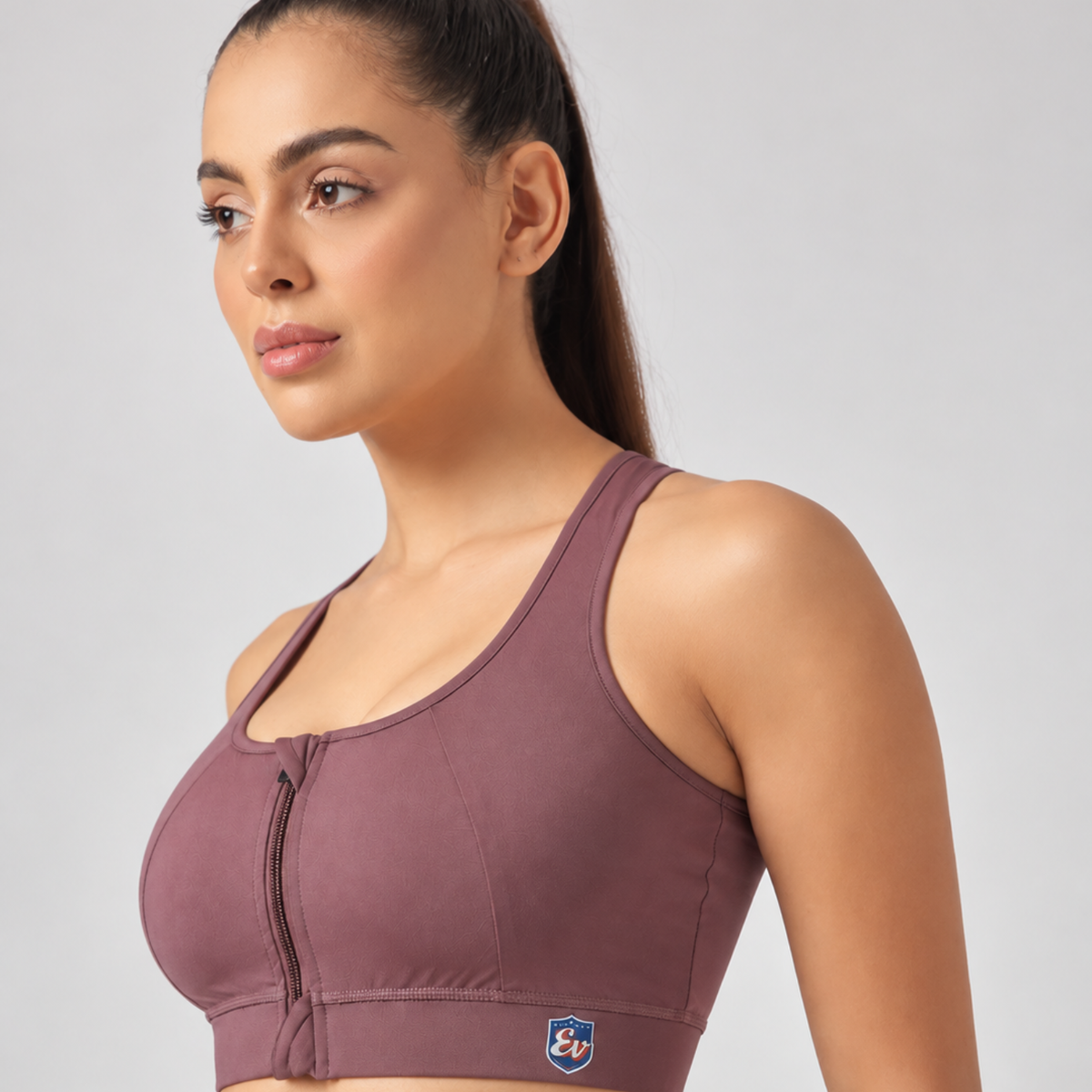 Elen Vosky Sports Bra for women | Fine Breathable Cotton Fabric | High Support Everyday Comfort | Workout Bra for Yoga, Running & Training