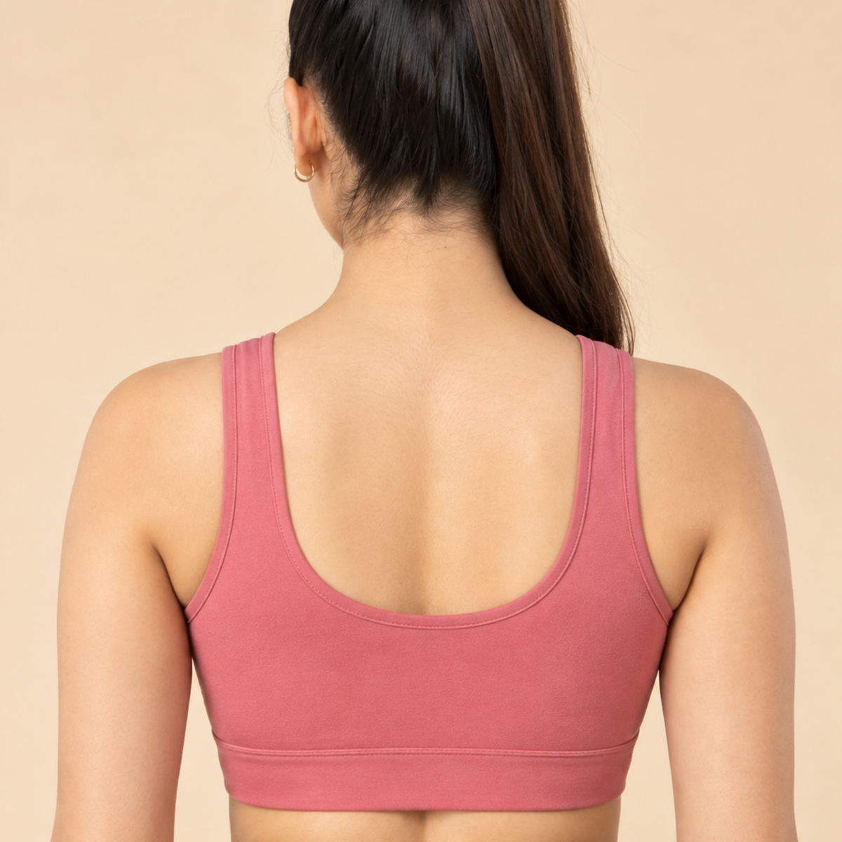 Elen Vosky Front Zip Sports Bra for Women | High Support Wirefree Activewear Bra | Running, Gym, Yoga & Fitness