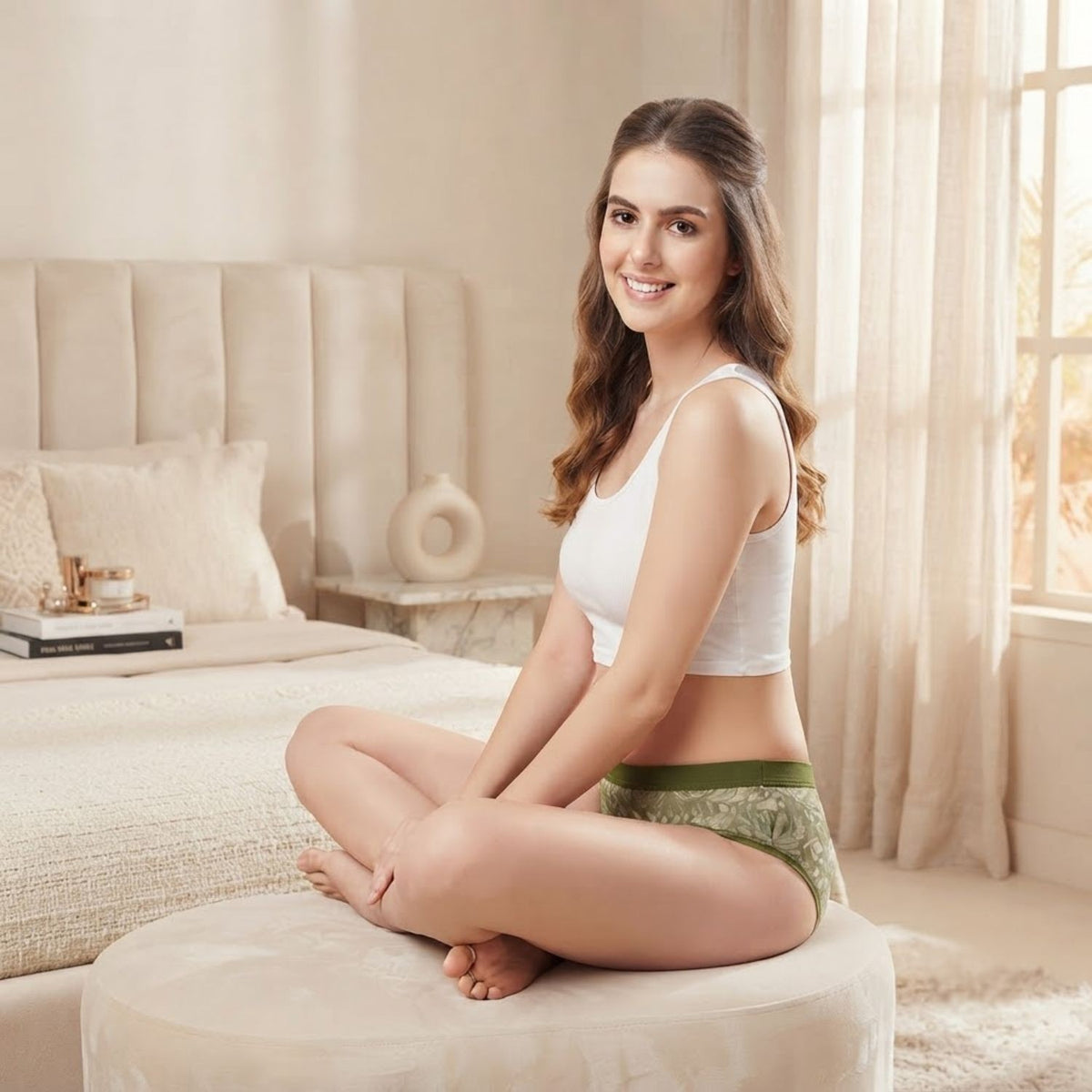 Women's Cotton Blend Low Rise Seamed panty set for women | Underwear for Women combo