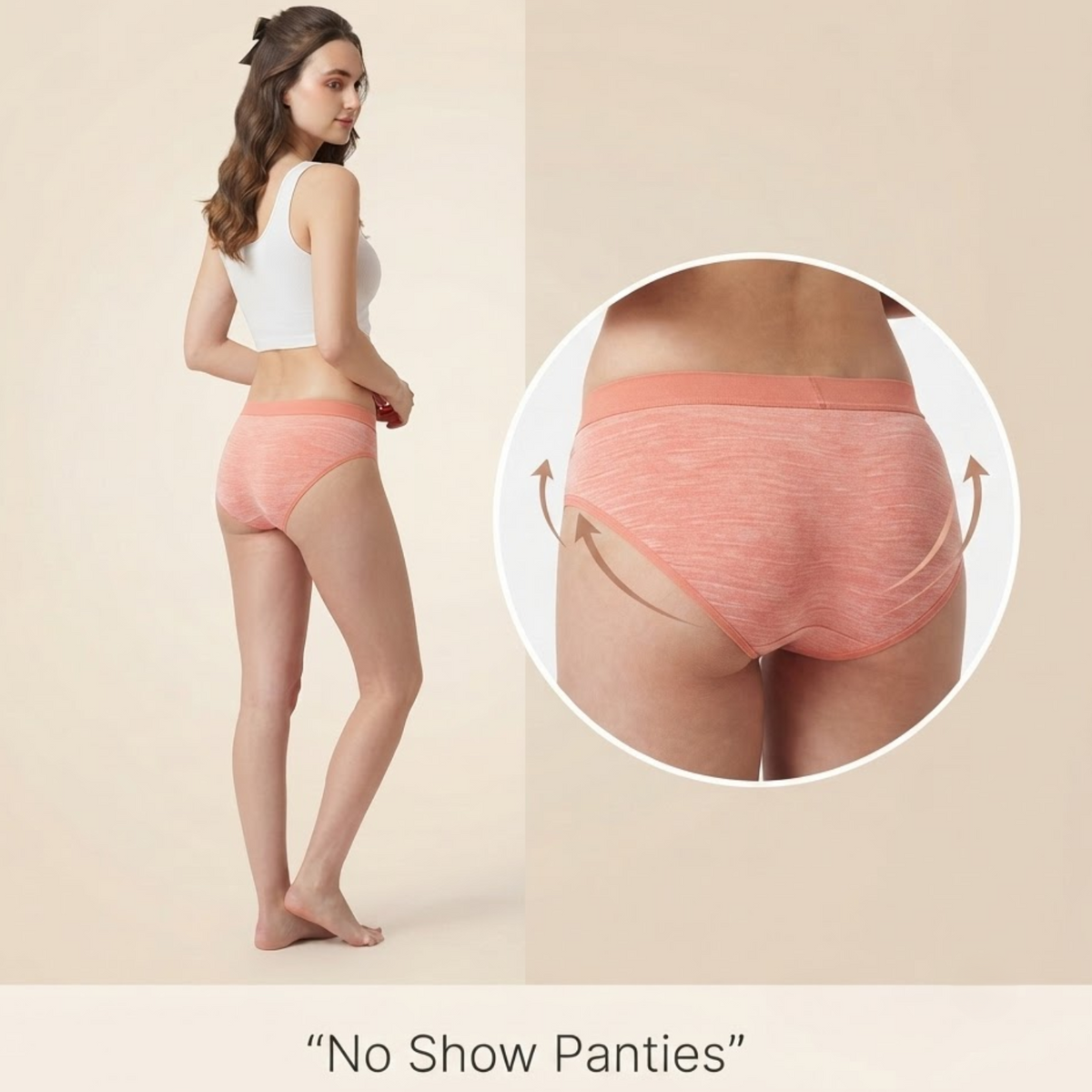 Elen Vosky Soft Cotton  Panties for Women (Pack of 2) | Mid Rise Full Coverage Hipster Panties | Soft Stretch Waistband | Anti Odor Comfortable Everyday Wear