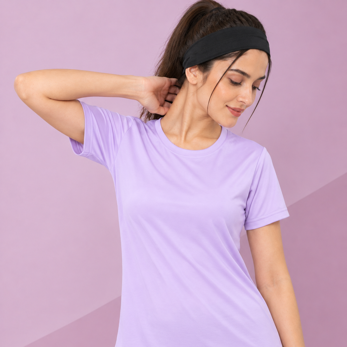 Gym tshirt for women workout | Activewear T-Shirt for Yoga, Workout, Gym I Round Neck Half Sleeve T-Shirt for Women's