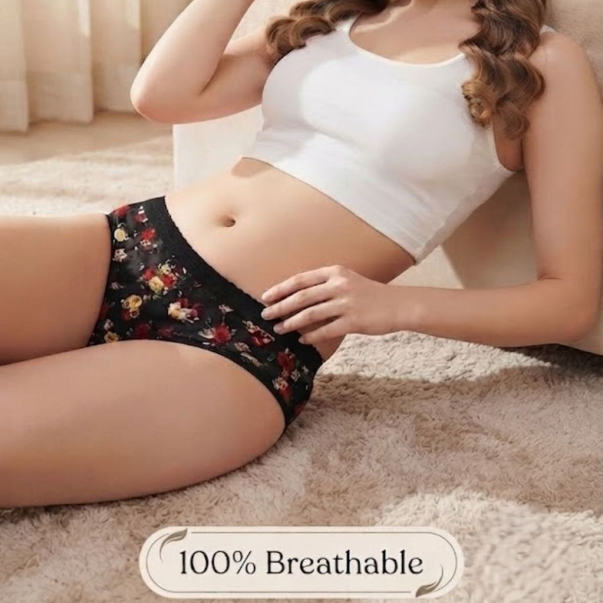Women's Cotton Blend Low Rise Seamed panty set for women | Underwear for Women combo