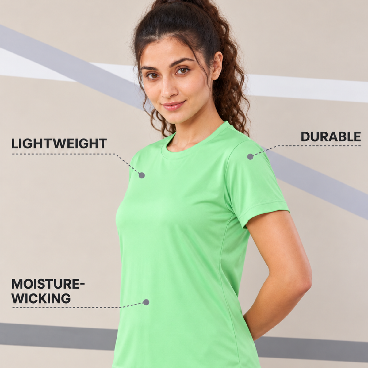 Gym tshirt for women workout | Activewear T-Shirt for Yoga, Workout, Gym I Round Neck Half Sleeve T-Shirt for Women's