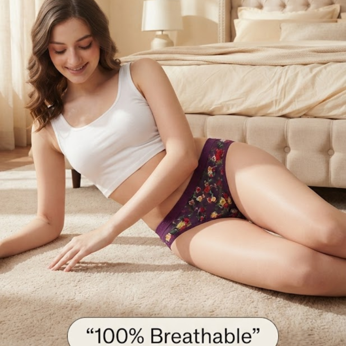 Women's Cotton Blend Low Rise Seamed panty set for women | Underwear for Women combo