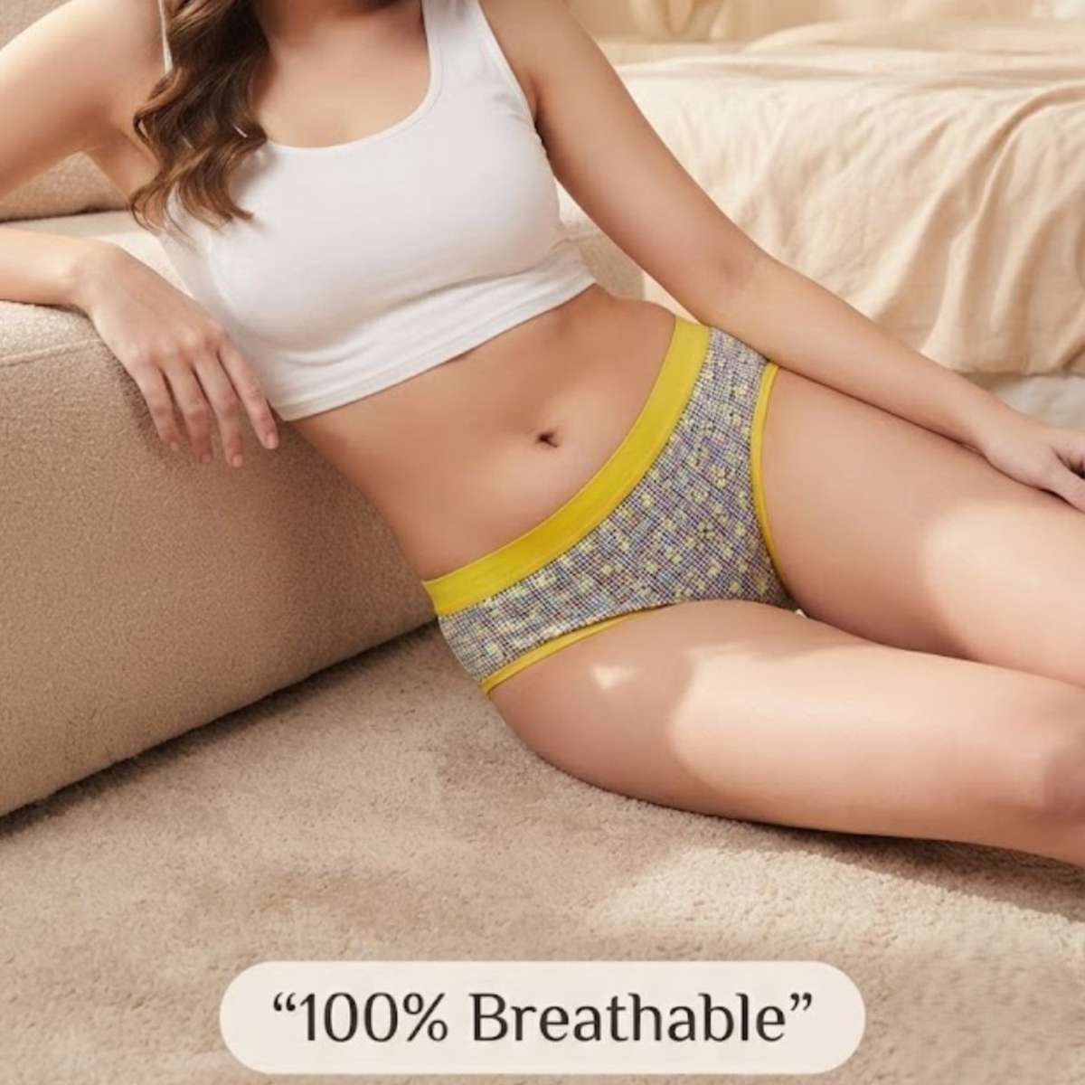 Women's Cotton Blend Low Rise Seamed panty set for women | Underwear for Women combo