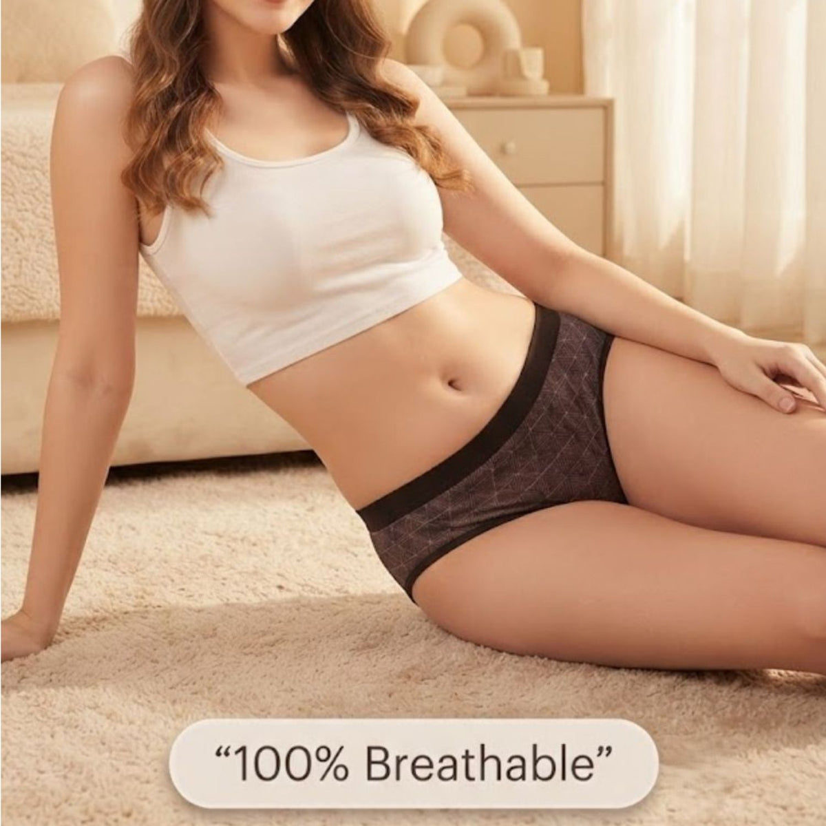 Women's Cotton Blend Low Rise Seamed panty set for women | Underwear for Women combo