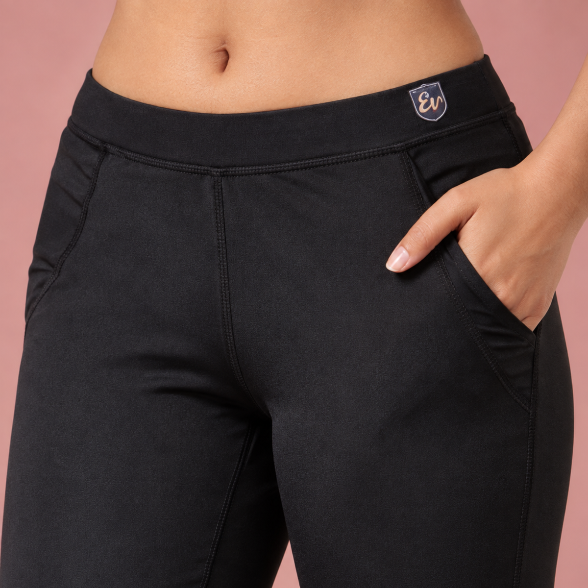 Women Gym Wear Set | Round Neck Half Sleeve T-Shirt & Leggings Combo | Comfortable Yoga, Workout, Running Set for Women