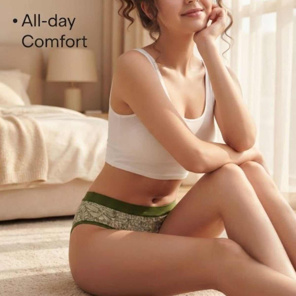 Women's Cotton Blend Low Rise Seamed panty set for women | Underwear for Women combo