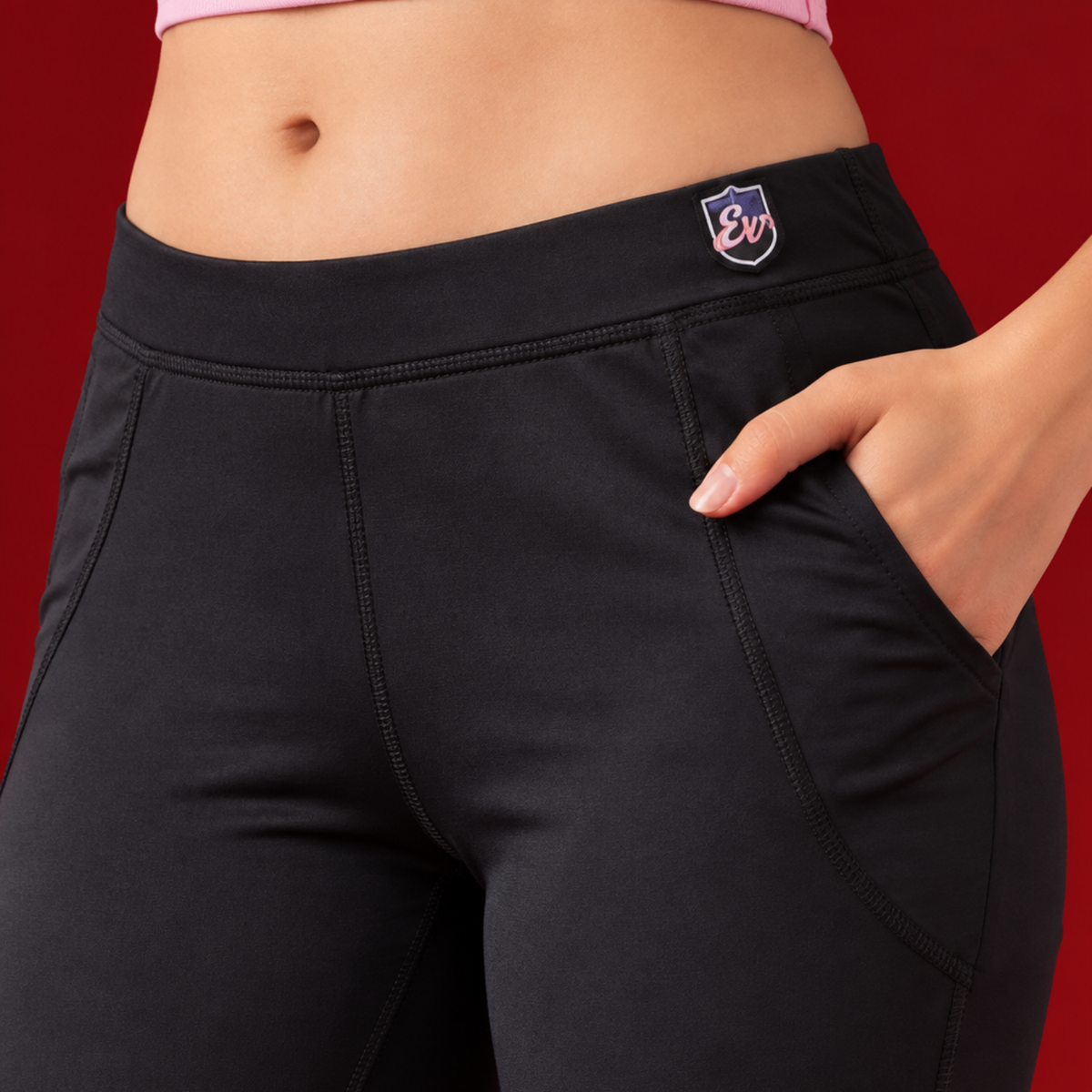 Women Gym Wear Set | Round Neck Half Sleeve T-Shirt & Leggings Combo | Comfortable Yoga, Workout, Running Set for Women