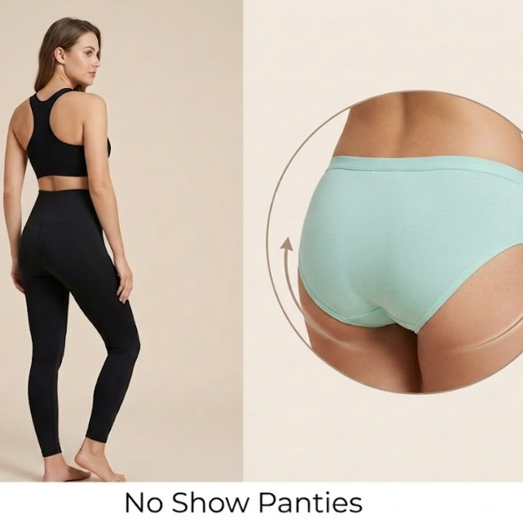 Elen Vosky Women Hipster Panties Pack of 3 | Breathable Cotton Lycra Fabric | Full Coverage Mid Rise Comfort Fit | Stretch Waistband | Anti Odor Everyday Wear