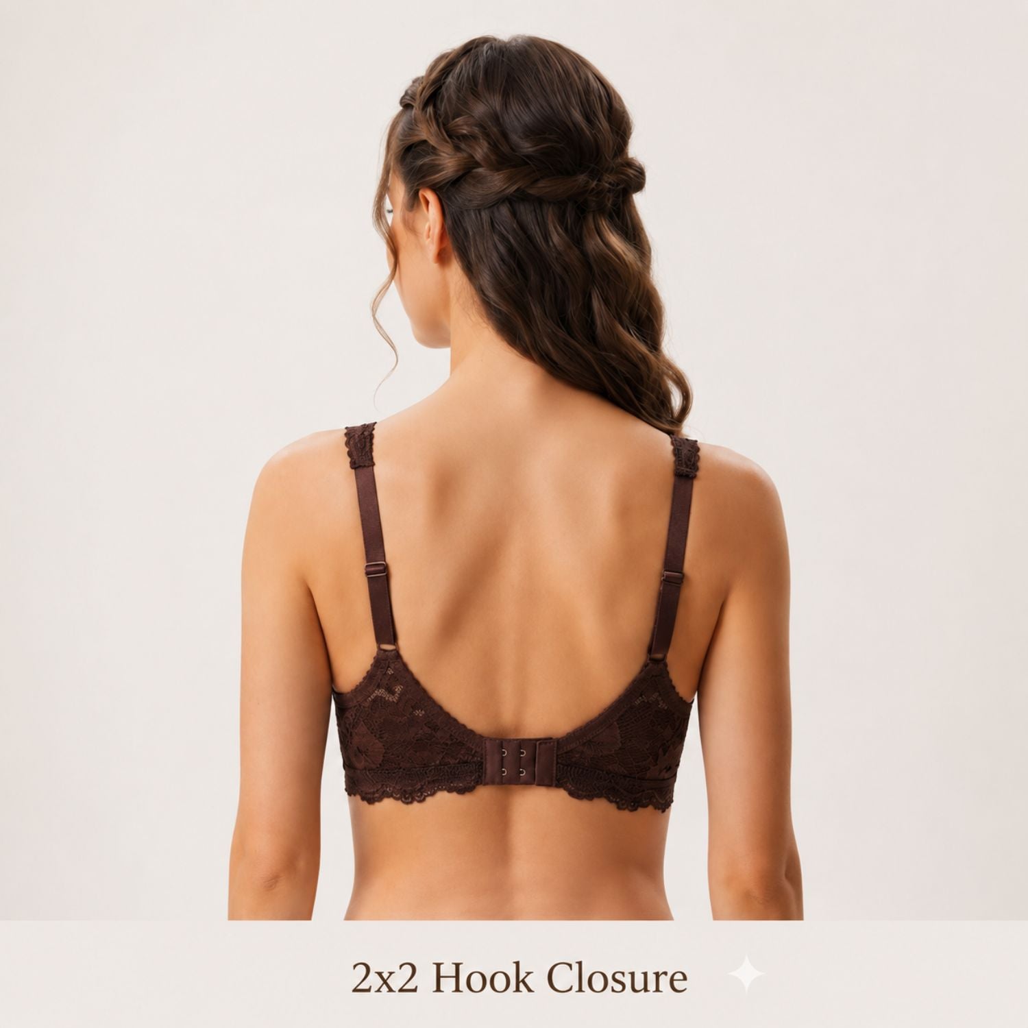 Non-Padded Bra for women | Full Lace & Floral Design | Wire-Free Comfortable Everyday Bra | Adjustable Straps | Lightweight Breathable Lingerie(Pack of 1)
