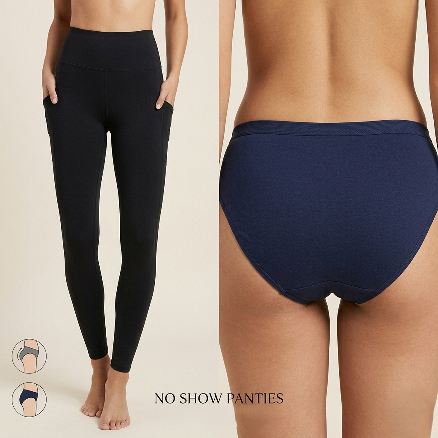 Elen Vosky Women Hipster Panties Pack of 3 | Breathable Cotton  Fabric | Full Coverage Mid Rise Comfort Fit | Stretch Waistband | Anti Odor Everyday Wear (Small)