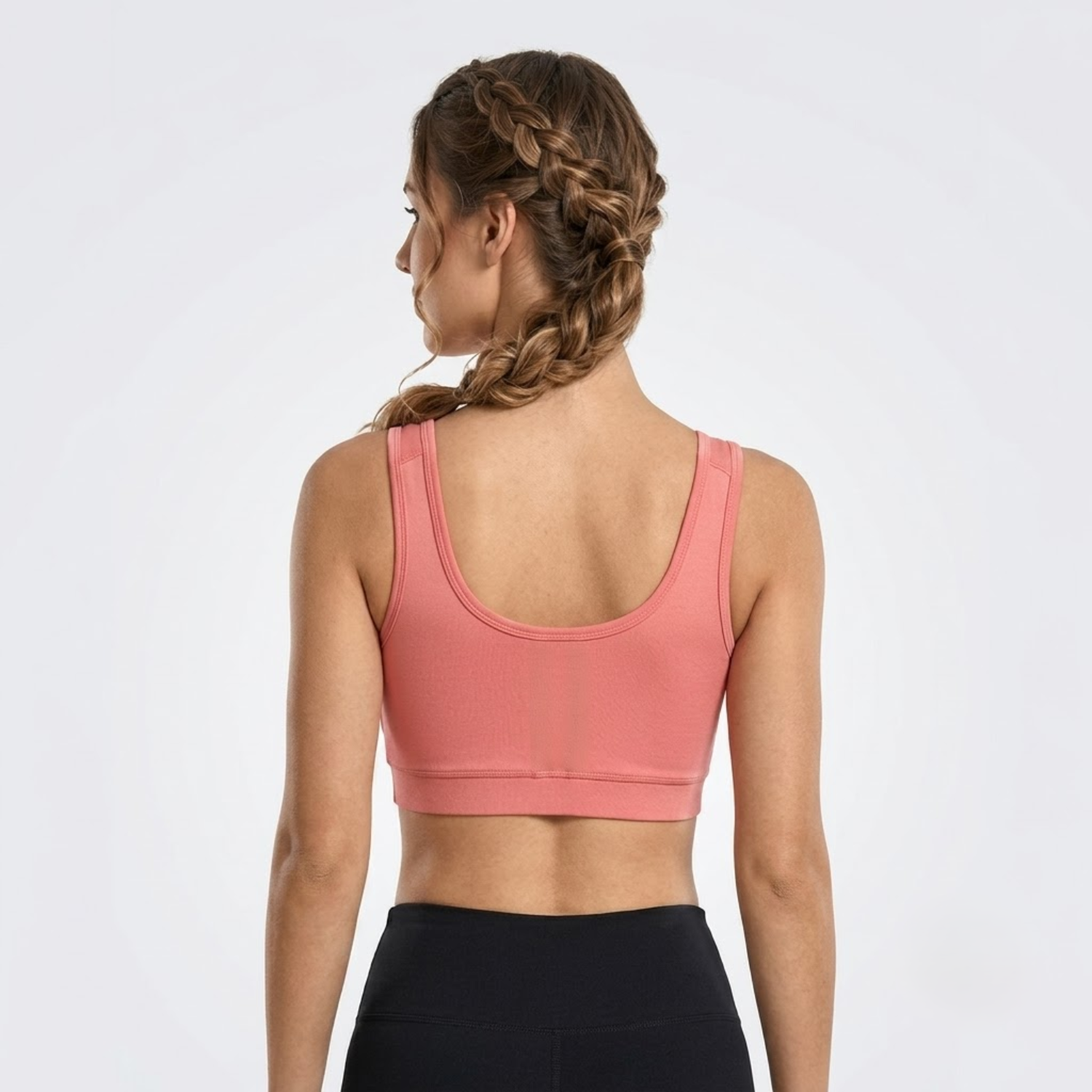 Elen Vosky Front Zip Sports Bra for Women | High Support Racerback Style| Wirefree Activewear | Running, Gym, Yoga & Fitness Bra