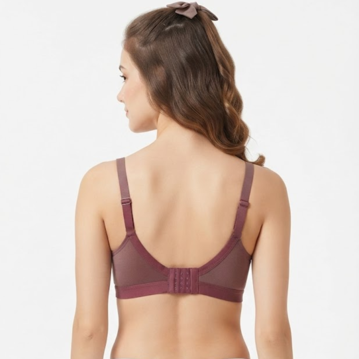 Elen Vosky Bra for Women (Pack of 2) | Seamless Non-Padded Bra|Breathable Cotton Fabric | Comfortable Everyday Wear | Wireless Support