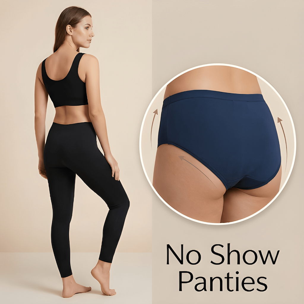 Elen Vosky Women’s Cotton Hipster Panties Pack of 3 | Breathable Cotton Lycra Fabric | Mid Rise Comfort Fit | Full Coverage Innerwear | Stretch Waistband | Anti Odor, Everyday Wear