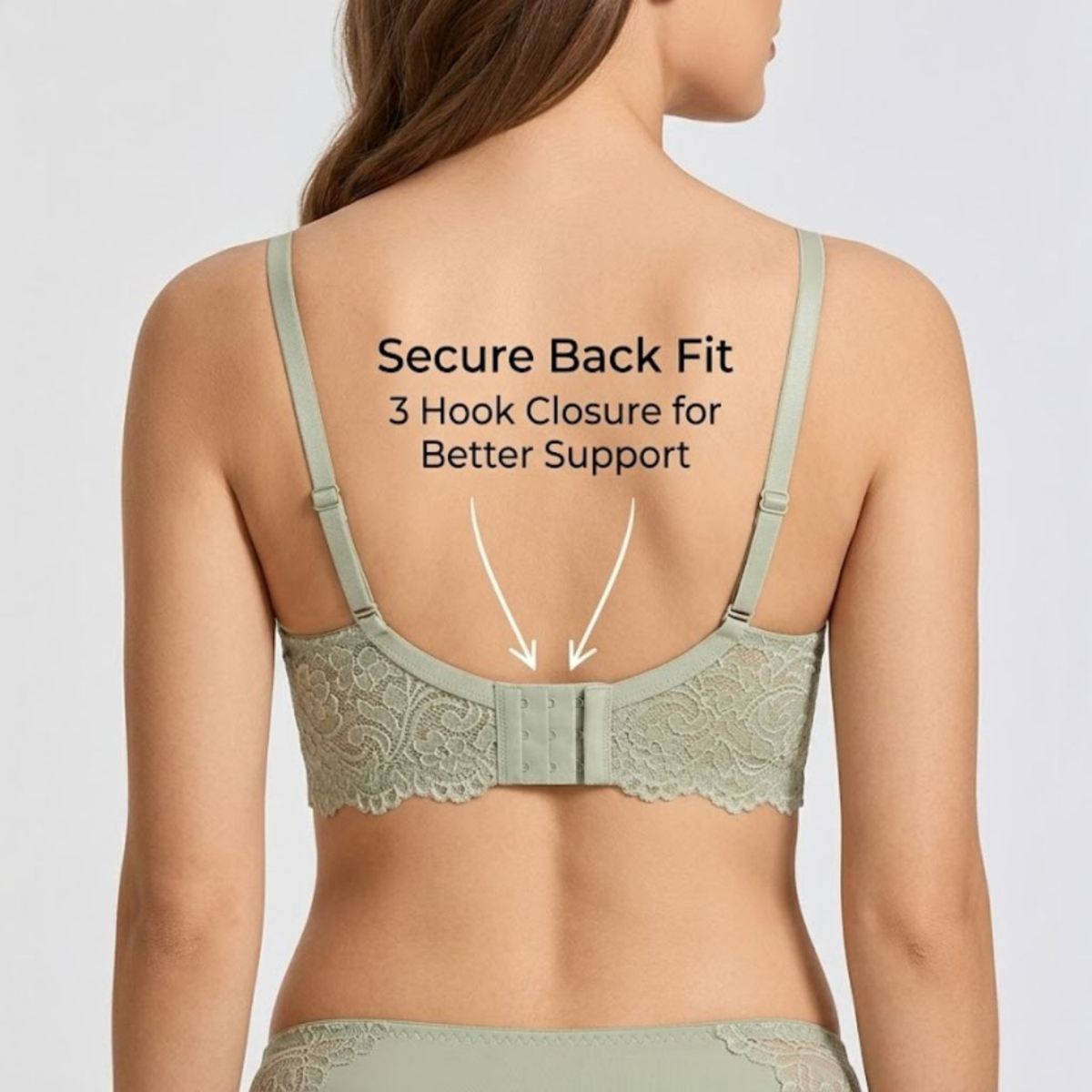 Elen Vosky Lace Design Bra for Women(Pack of 2 | Seamless Padded Bra with Lace Bottom Band | Adjustable strap bra | Comfortable Everyday Wear | Breathable Cotton Lycra Fabric