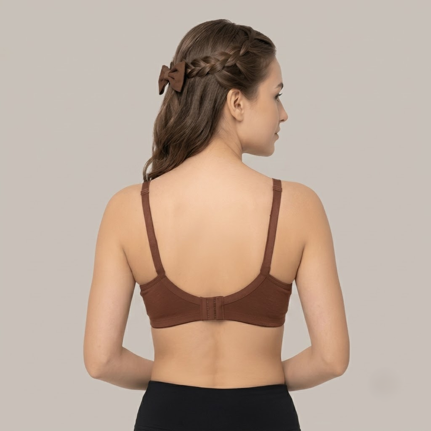 Elen Vosky Premium Women Bra Combo | Seamless Non-Padded Bra with Center Bow Design | 3-Hook Closure | Soft Fine Cotton Fabric | All-Day Comfort(B28)