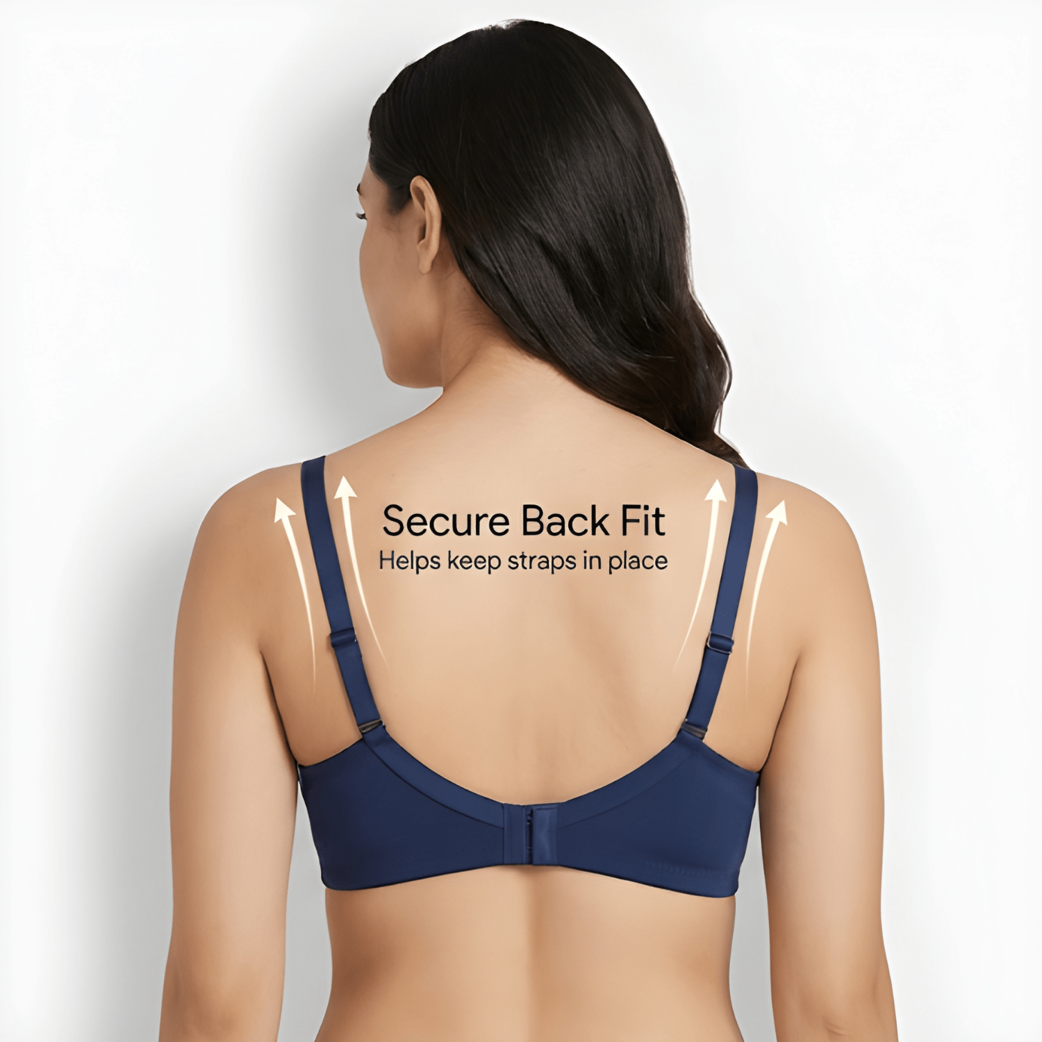Elen Vosky Padded Bra for Women (Pack of 2) | Push-Up Seamless Adjustable Shoulder Bra | Comfortable Everyday Wear | Lightly Lined Wireless Support | Soft Breathable Lingerie