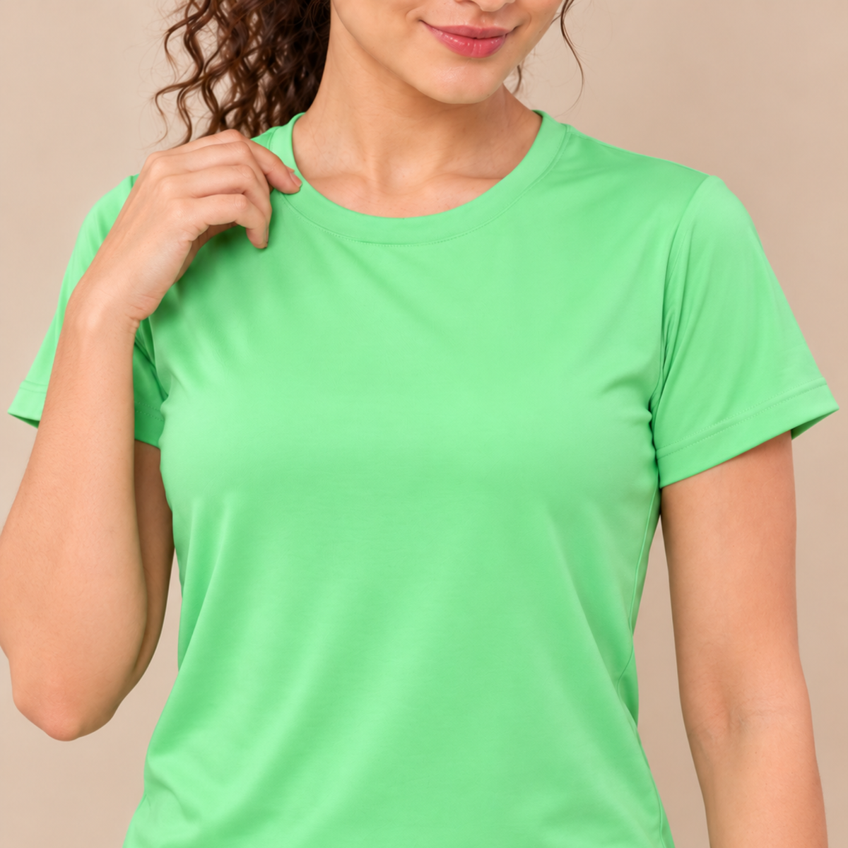 Gym tshirt for women workout | Activewear T-Shirt for Yoga, Workout, Gym I Round Neck Half Sleeve T-Shirt for Women's