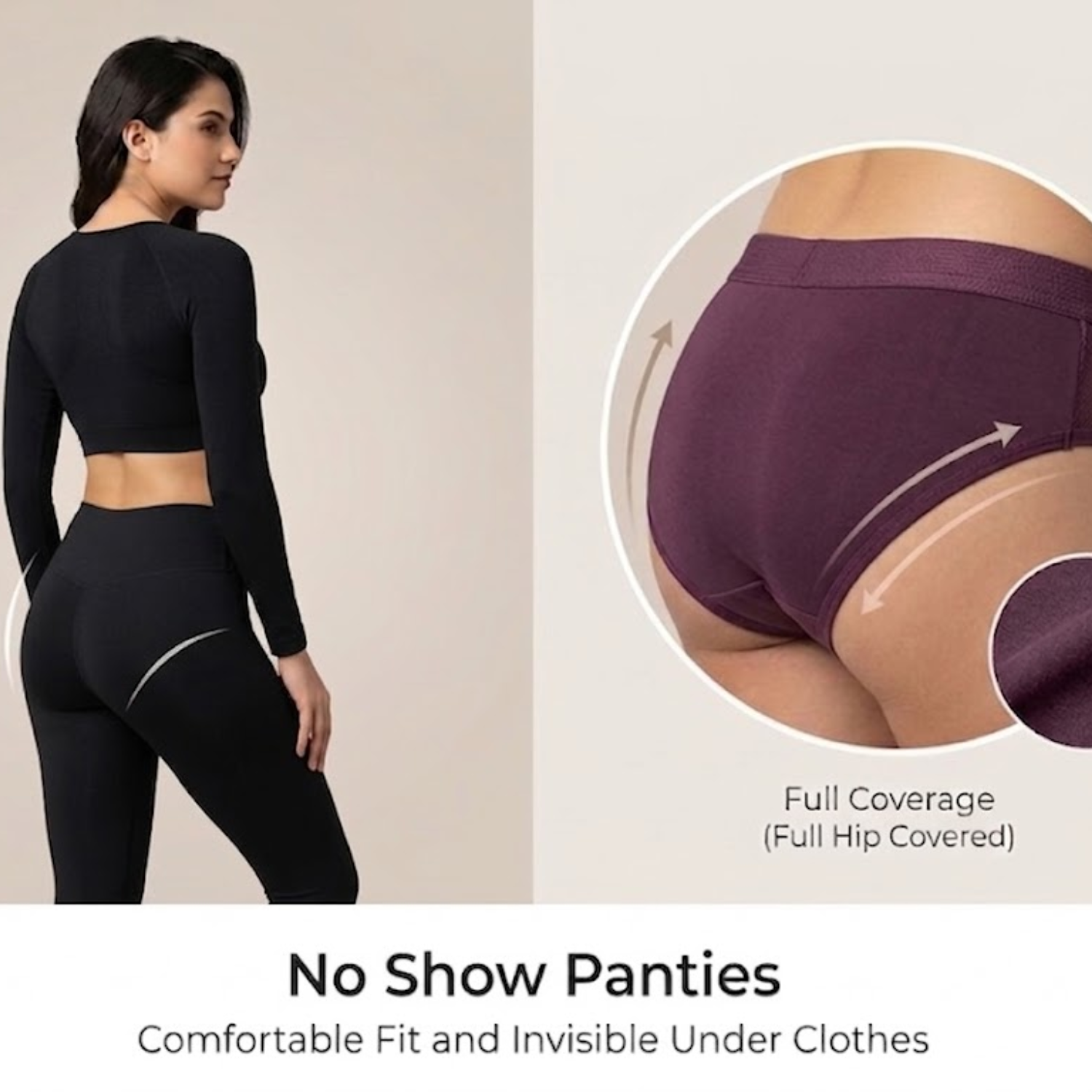 Elen Vosky Women Hipster Panties Pack of 3 | Breathable Cotton  Fabric | Full Coverage Mid Rise Comfort Fit | Stretch Waistband | Anti Odor Everyday Wear (Small)