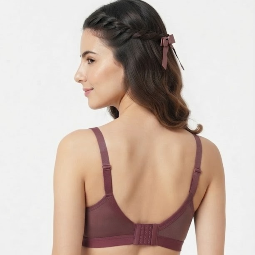 Elen Vosky Bra for Women | Seamless Non-Padded Bra|Breathable Cotton Fabric | Comfortable Everyday Wear | Wireless Support