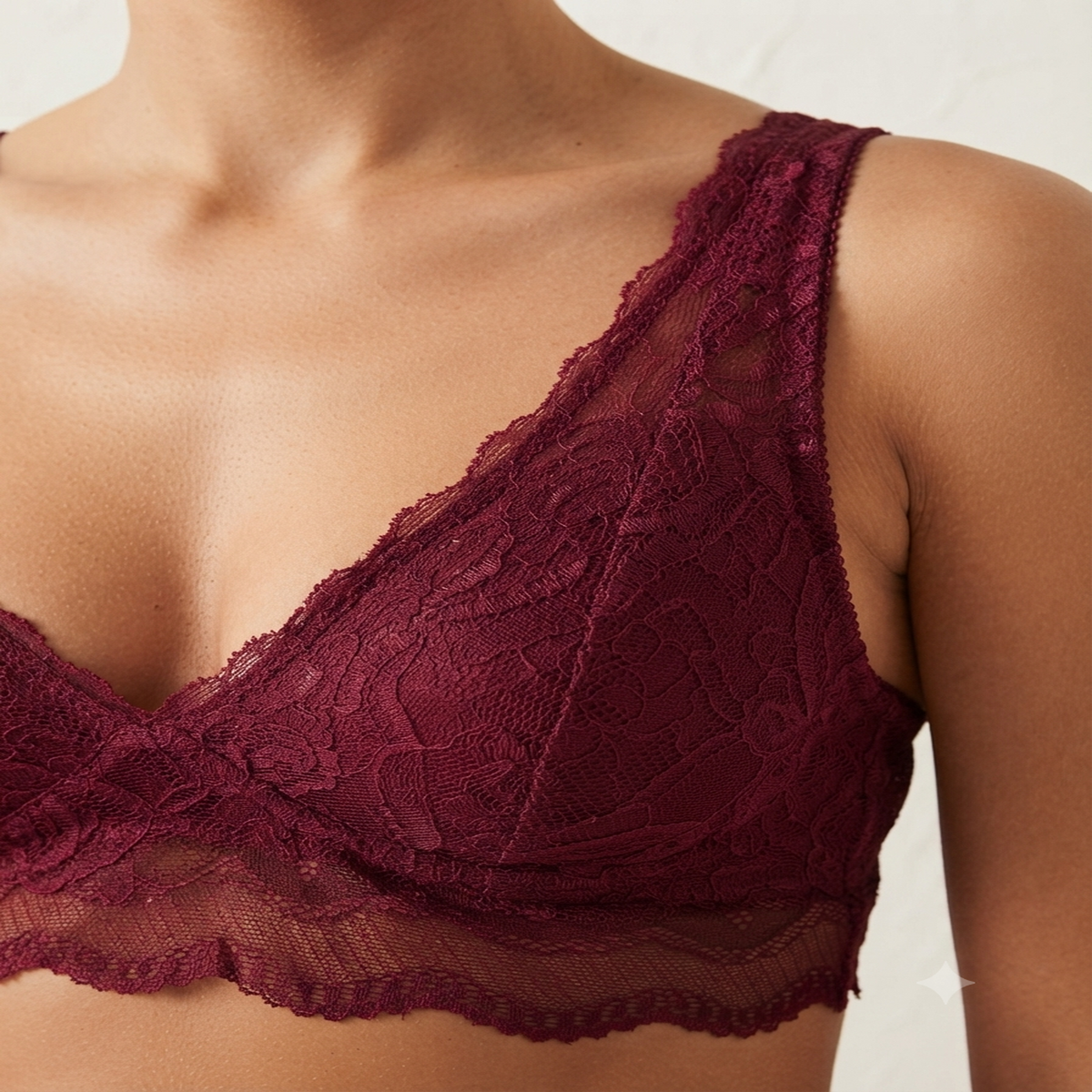 Non-Padded Bra for women | Full Lace & Floral Design | Wire-Free Comfortable Everyday Bra | Adjustable Straps | Lightweight Breathable Lingerie(Pack of 1)