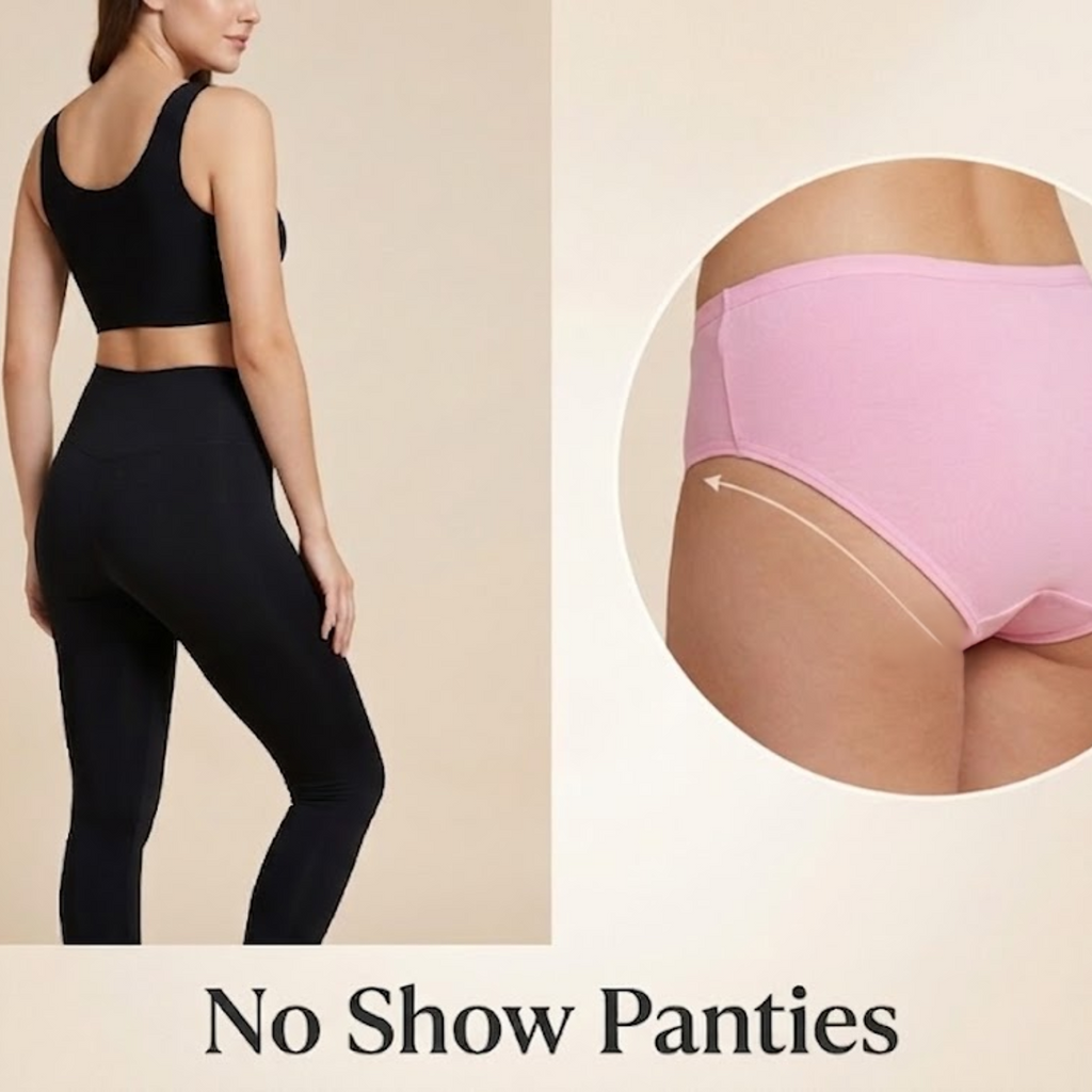 Elen Vosky Women Hipster Panties Pack of 3 | Breathable Cotton Lycra Fabric | Full Coverage Mid Rise Comfort Fit | Stretch Waistband | Anti Odor Everyday Wear