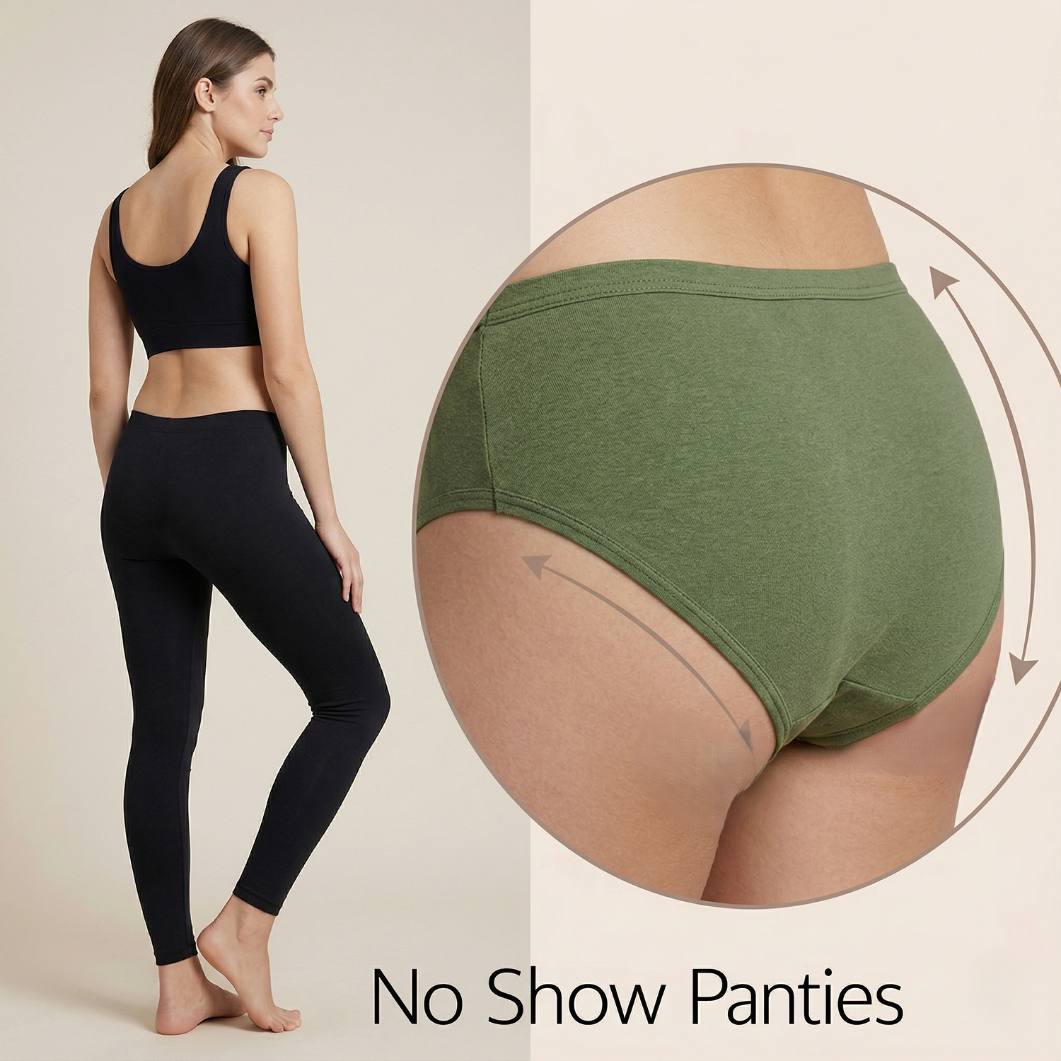 Elen Vosky Women Hipster Panties Pack of 3 | Breathable Cotton Lycra Fabric | Full Coverage Mid Rise Comfort Fit | Stretch Waistband | Anti Odor Everyday Wear