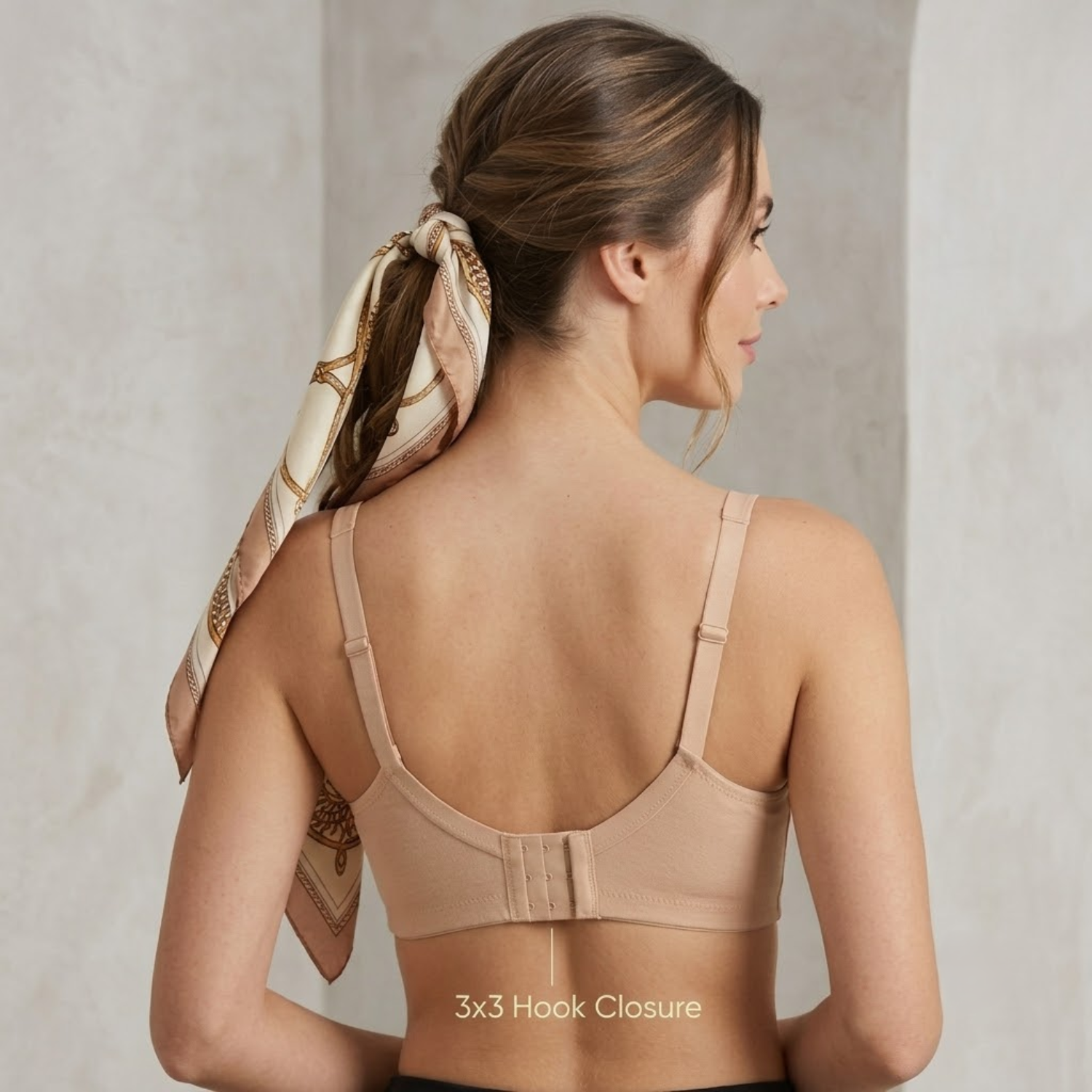 Elen Vosky Premium Women Bra Combo | Seamless Non-Padded Bra with Center Bow Design | 3-Hook Closure | Soft Fine Cotton Fabric | All-Day Comfort(B28)