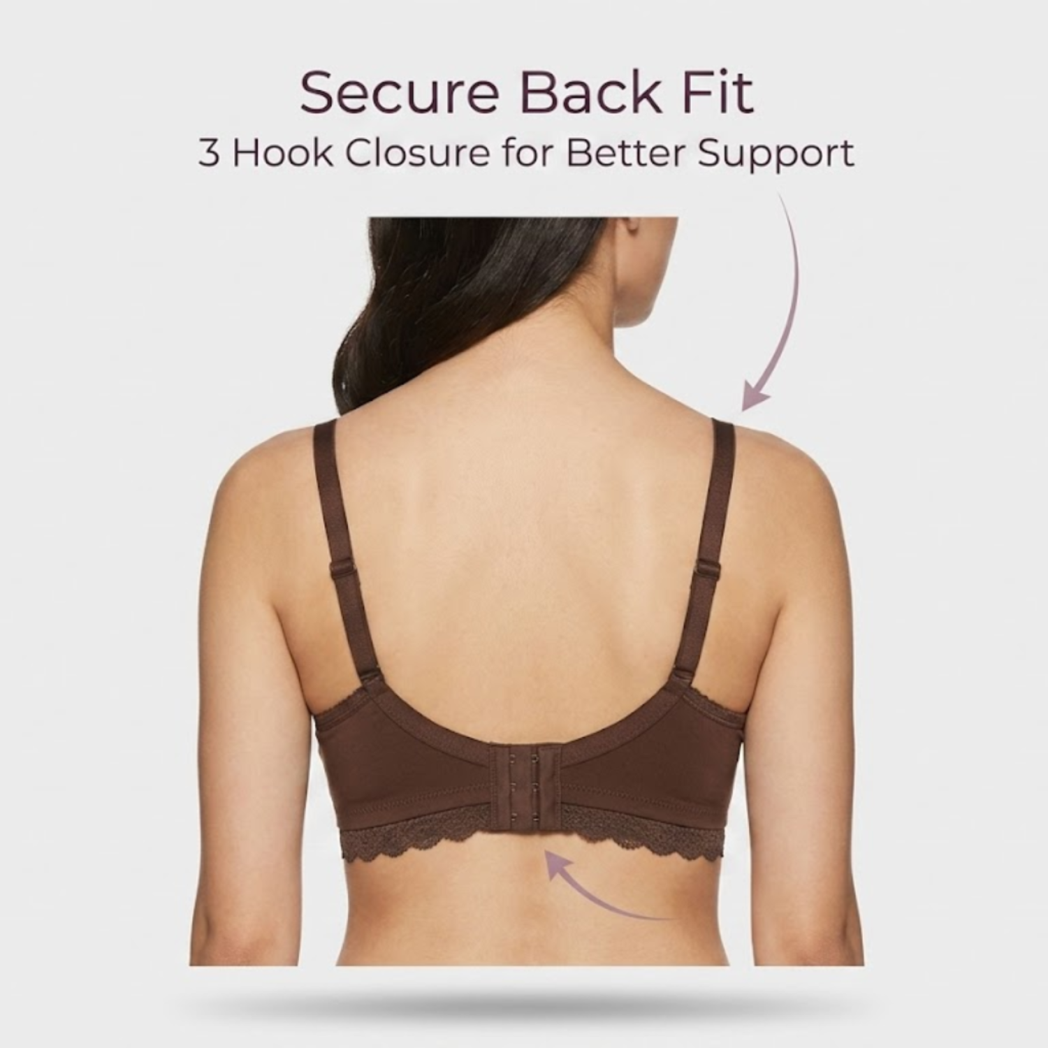 Elen Vosky Lace Design Bra for Women(Pack of 2) | Seamless Padded Bra with Lace Bottom Band | Wireless T-Shirt Bra | Comfortable Everyday Wear | Breathable Cotton Lycra Fabric