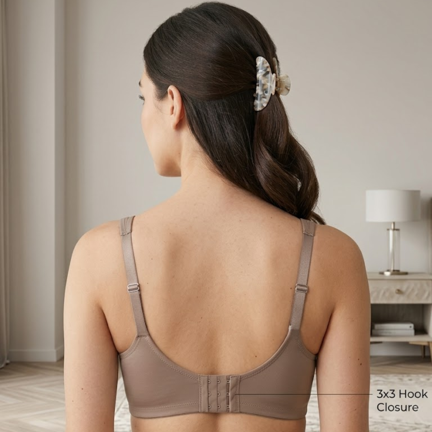 Elen Vosky Premium Women Bra combo Pack of 2 | Seamless Non-Padded Bra with Lace Bottom Band | Breathable Cotton  Fabric | All-Day Comfort