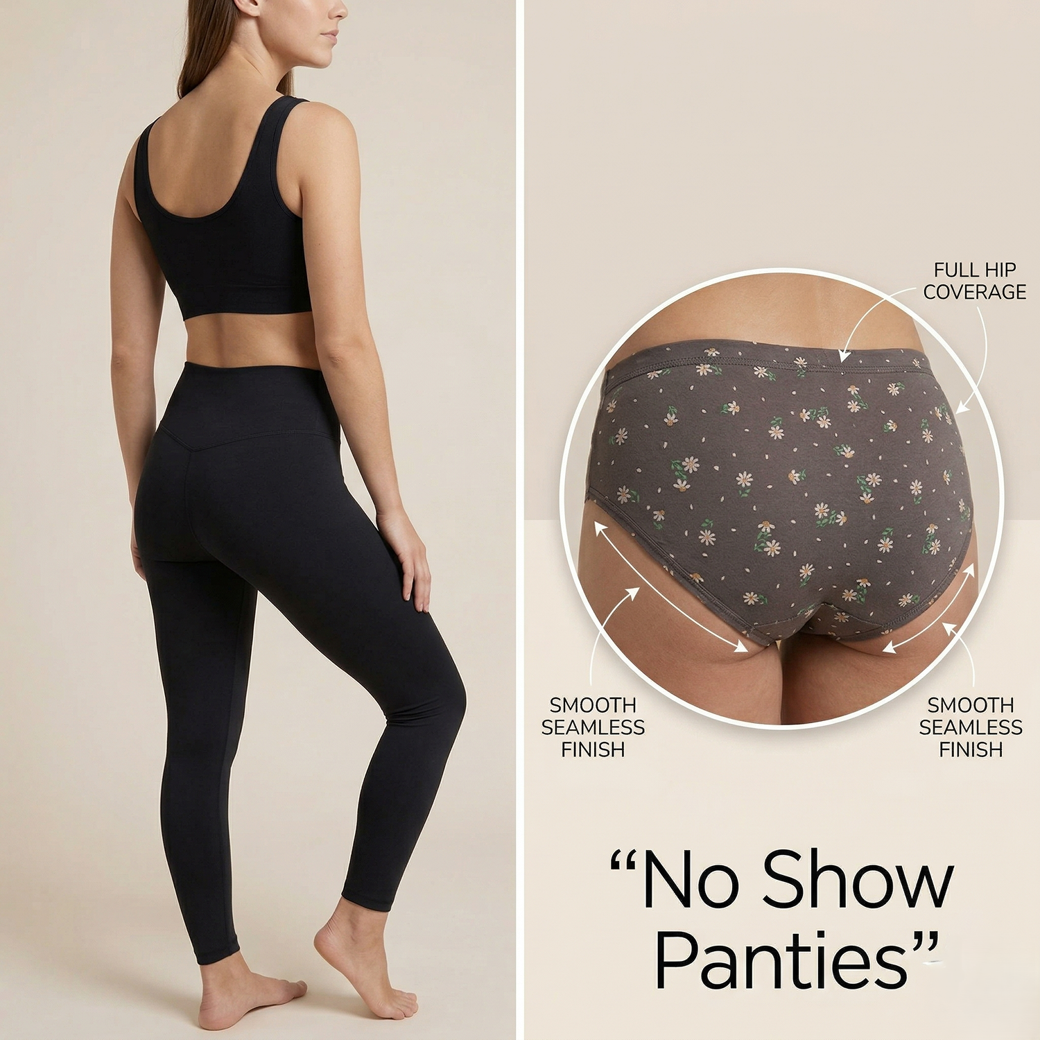 Elen Vosky Women’s Hipster Panties Pack of 3 | Breathable Cotton Lycra Fabric | Full Coverage Innerwear | Mid Rise Comfort Fit | women innerwear