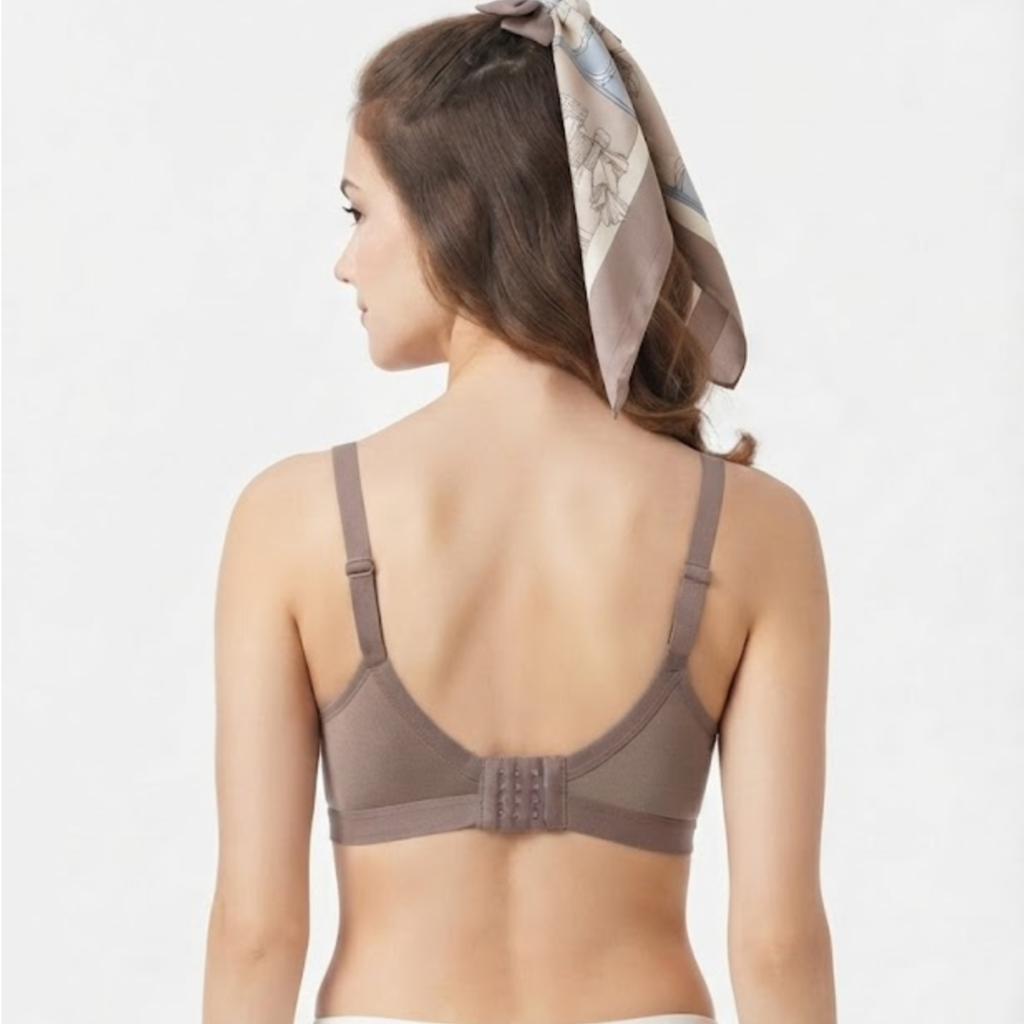 Elen Vosky Bra for Women | Seamless Non-Padded Bra|Breathable Cotton Fabric | Comfortable Everyday Wear | Wireless Support