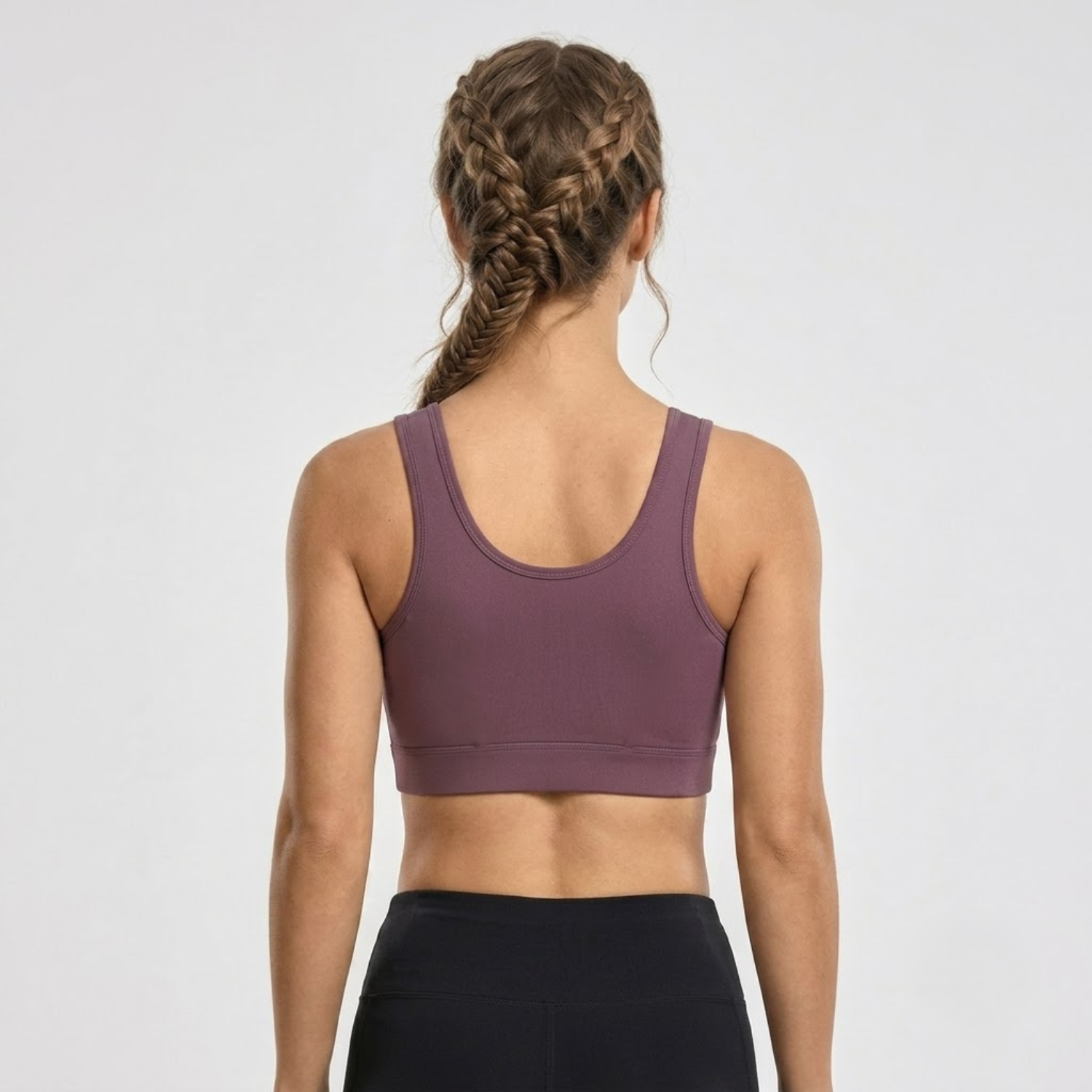 Elen Vosky Front Zip Sports Bra for Women | High Support Racerback Style| Wirefree Activewear |Running, Gym, Yoga & Fitness Bra
