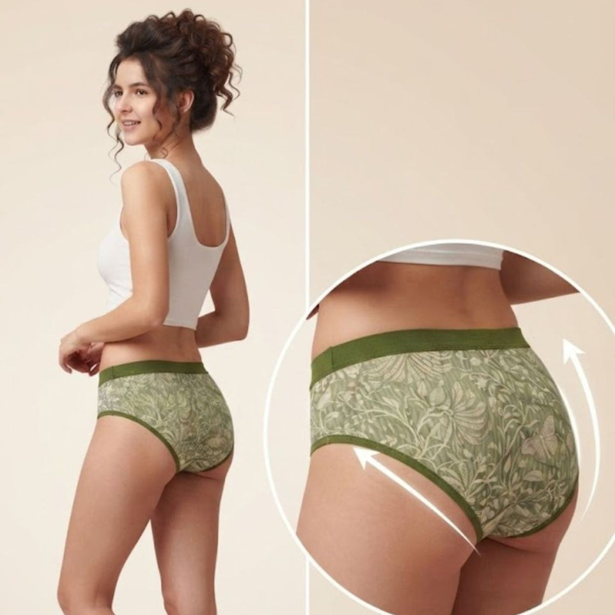 Women's Cotton Blend Low Rise Seamed panty set for women | Underwear for Women combo