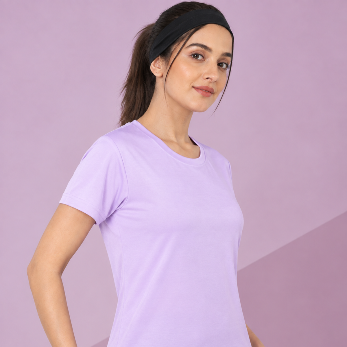 Gym tshirt for women workout | Activewear T-Shirt for Yoga, Workout, Gym I Round Neck Half Sleeve T-Shirt for Women's