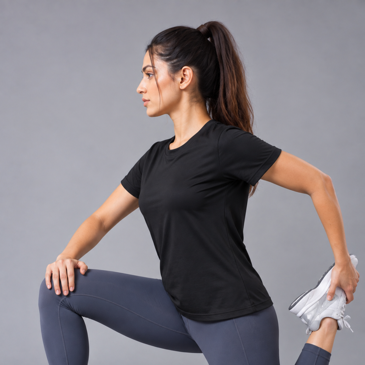 Gym tshirt for women workout | Activewear T-Shirt for Yoga, Workout, Gym I Round Neck Half Sleeve T-Shirt for Women's